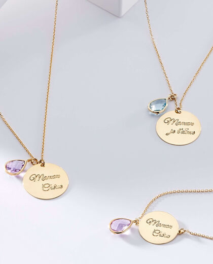 Bijoux &agrave; graver f&ecirc;te des m&egrave;res