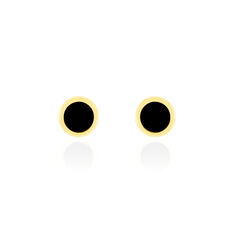 Boucles D'Oreilles Or Jaune Florica Cercle