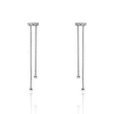Boucles D'Oreilles Ingrid Argent Rhodie