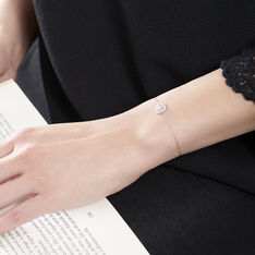 Bracelet Or Blanc Alixia Diamant