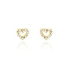 Boucles D'Oreilles Or Jaune Puces