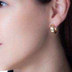 Creoles Or Jaune 6mm Diam 15mm