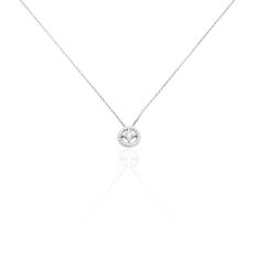 Collier Elisa Or Blanc Et Diamants - Parure de mariage Femme | Marc Orian