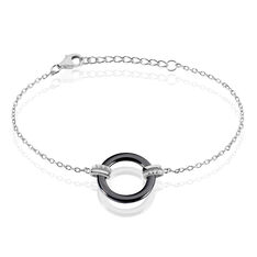 Bracelet Argent Et Ceramique
