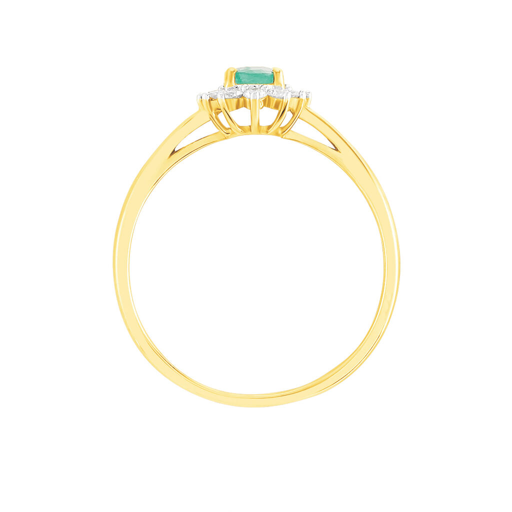 Bague Vladimir Or Jaune Emeraude B3dfjev223h Marc Orian