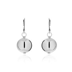 Boucles D'Oreilles Acier Pendantes Boules