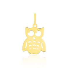 Pendentif Or Jaune Hibou