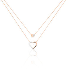 Collier Emilia Or Rose Et Diamants