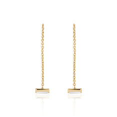 Boucles D'Oreilles Plaque Or Daria