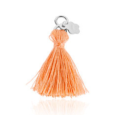 Pompon Orange Argent - Pendentifs Femme | Marc Orian