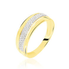 Bague Tima Or Jaune Et Diamants