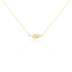 Collier Praia Or Jaune Diamants