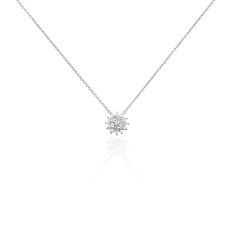 Collier Fleur Des Neiges Argent
