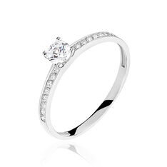 Bague Harem Or Blanc Et Oxydes