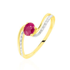 Bague Or Jaune Odessa Rubis