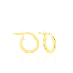 Creoles Or Jaune 1.5mm Diam 8mm