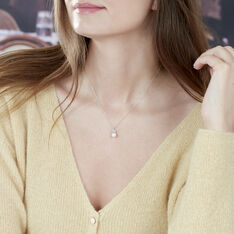 Collier Leonie Or Blanc Et Perles - Colliers Femme | Marc Orian