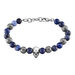Bracelet Acier Judd Sodalite Crane - Bracelets cha&icirc;nes Homme | Marc Orian