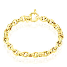 Bracelet Or Jaune Maille Jaseron