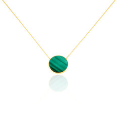 Collier Or Jaune Florica Malachite - Colliers Femme | Marc Orian