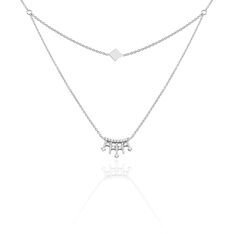 Collier Argent Rhodie Vienna