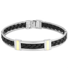 Bracelet Acier Et Or