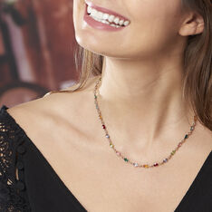 Collier Plaque Or Et Pierre - Colliers Femme | Marc Orian