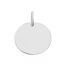 Pendentif Argent Rhodie Elin Pastille