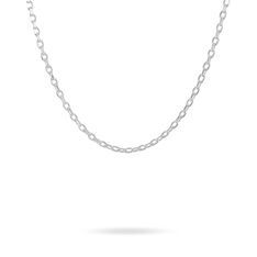 Chaine Argent Rhodie Maille Gourmette