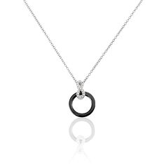 Collier  Argent  Et Ceramique