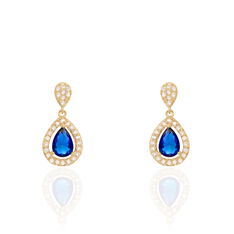 Boucles D'Oreilles Plaque Or