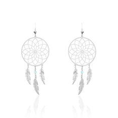 Boucles D'Oreilles Argent Rhodie Misalie