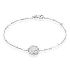 Bracelet Argent Rhodie Holly Pastille Etoile