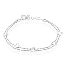 Bracelet Suzy Argent Coeur