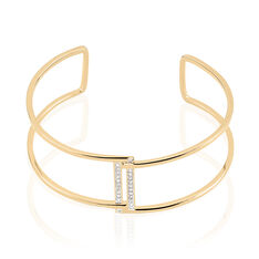 Bracelet Erna Plaque Or Barrette Oxydes