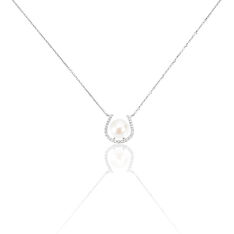 Collier Or Blanc Perle De Culture - Colliers Femme | Marc Orian