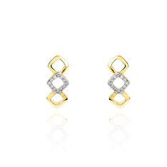 Boucles D'Oreilles Amelie Or Jaune