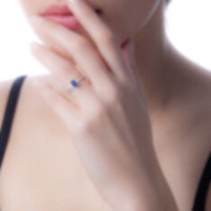 Bague Or Et Saphir - Bagues Fian&ccedil;ailles Femme | Marc Orian