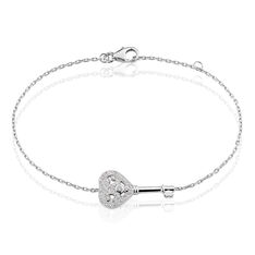 Bracelet Argent Rhodie Talila Cle Oxyde