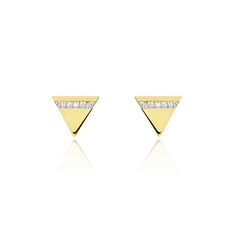 Boucles D'Oreilles Emma Or Jaune