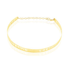 Bracelet Laetitia Or Jaune Jonc