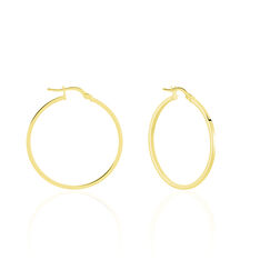 Creoles Or Jaune 1.5mm Diam 30mm