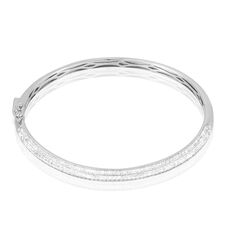 Jonc Argent Rhodie Oxyde