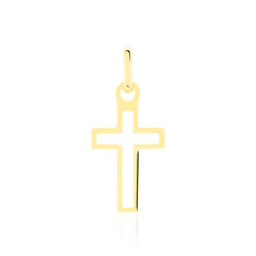 Pendentif Or Jaune Croix Ajouree Aimee