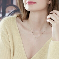 Collier Or Jaune Et Spinelle - Colliers Femme | Marc Orian