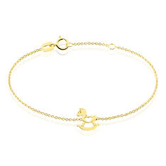 Bracelet Sofia Or Jaune Cheval