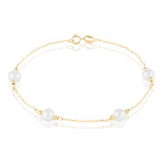 Bracelet Or Perle De Culture