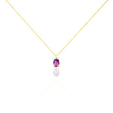 Collier Anaid Or Jaune Amethyste Oxydes - Colliers Femme | Marc Orian