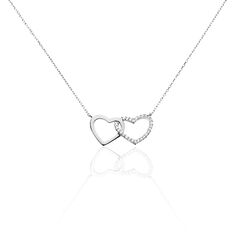 Collier Argent Rhodie Doucle C?Urs