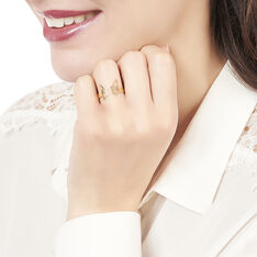 Bague Or Jaune Lisea Fleur